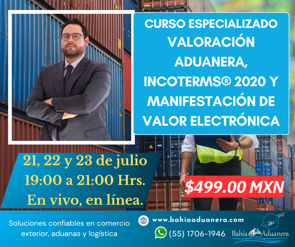 curso especializado en valoración aduanera